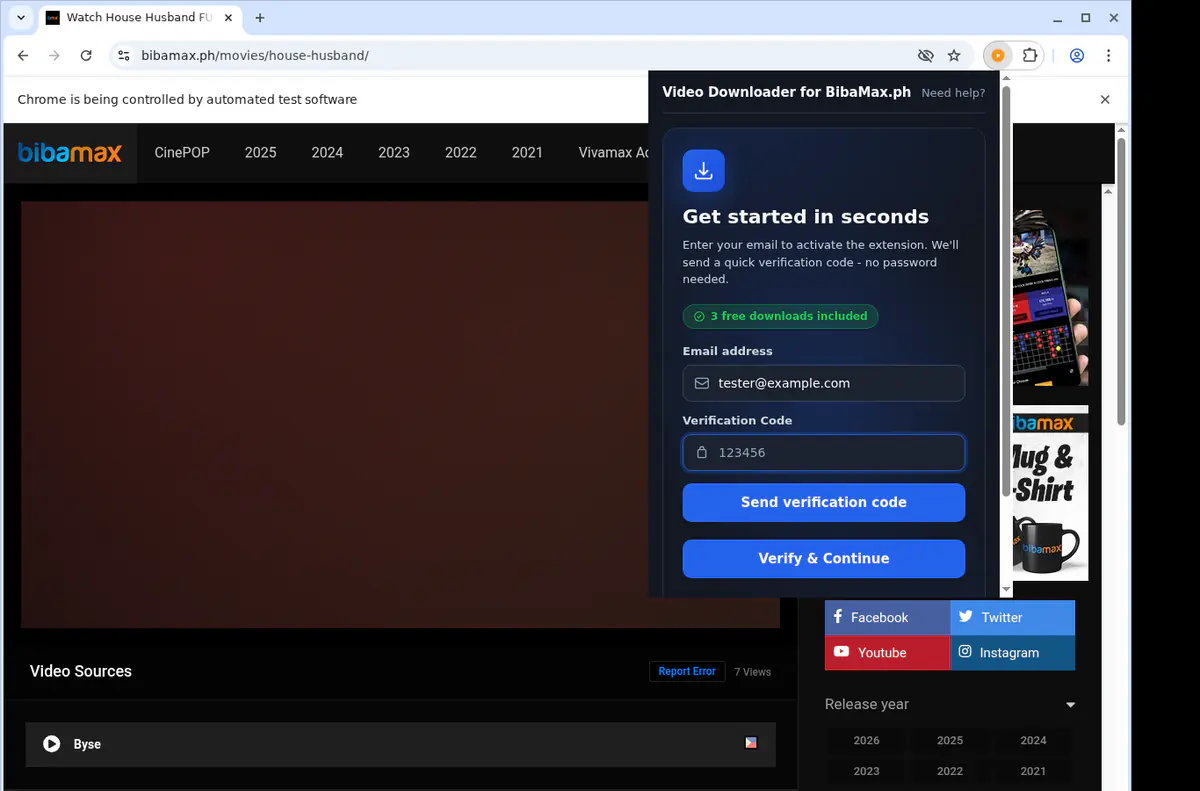 Bibamaxph Video Downloader screenshot 2